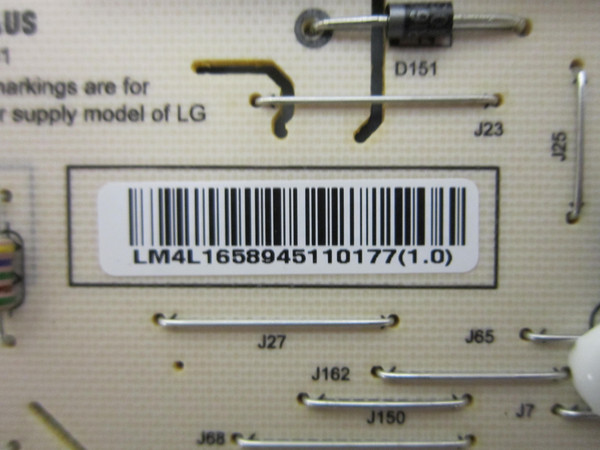 LG OLED65G1PUA Power Board (LGP65G1-21OP) EAY65894511
