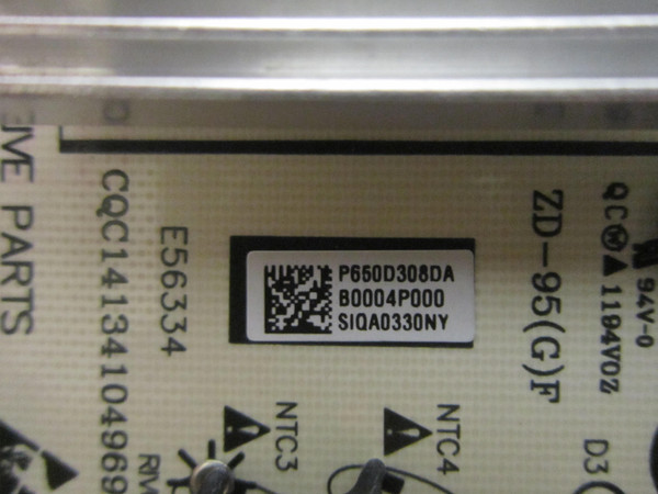 Vizio V655-J09 Power Board (25-DT0411-X2P1) 6M04B0004P000