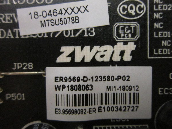 Memorex MTSU5078B Power Board (ER9569) WP1808063