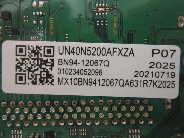 Samsung UN40N5200AFXZA Main Board (BN97-13020S) BN94-12067Q
