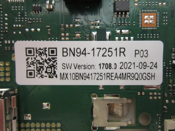 Samsung UN55AU8000BFXZA Main Board (BN97-19170A) BN94-17251R