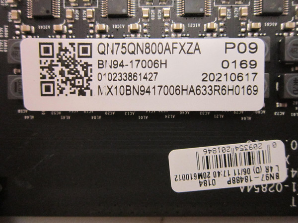 Samsung QN75QN800AFXZA Main Board (BN97-18488P) BN94-17006H