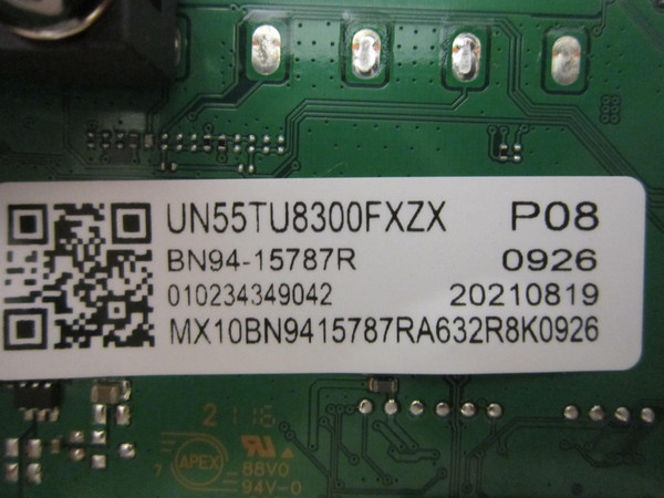 Samsung UN55TU8300FXZA Main Board (BN97-17229C) BN94-15787R