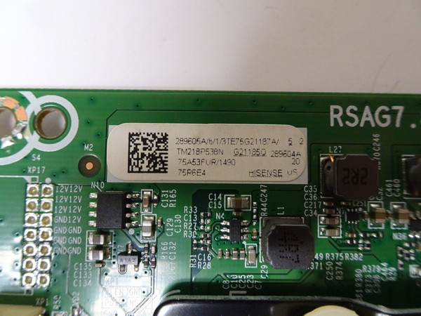 Hisense 75R6E4 Main Board 289605A, RSAG7.820.11135/ROH