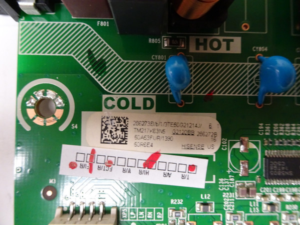 Hisense 50R6E4 Main Board 286273B, RSAG7.820.10939/ROH