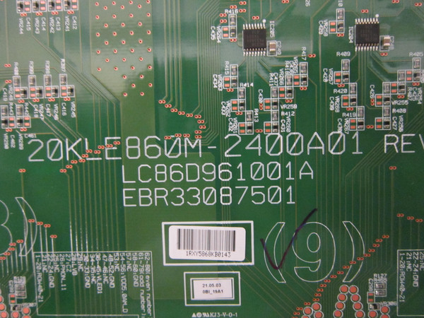 LG 86QNED99UPA.AUSFLJR LED Driver (LC86D961001A) EBR33087501