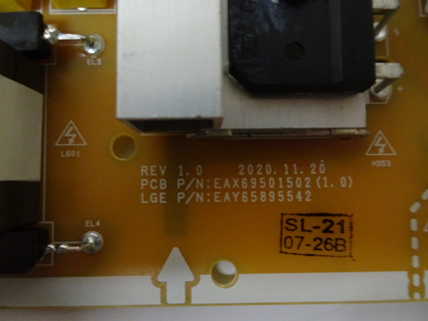 LG 75NANO75UPA.BUSFLKR Power Board EAY65895542, EAX69501502