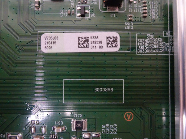 Vizio V705-J03 Main Board Y8389522A, (1P-0203500-4012)