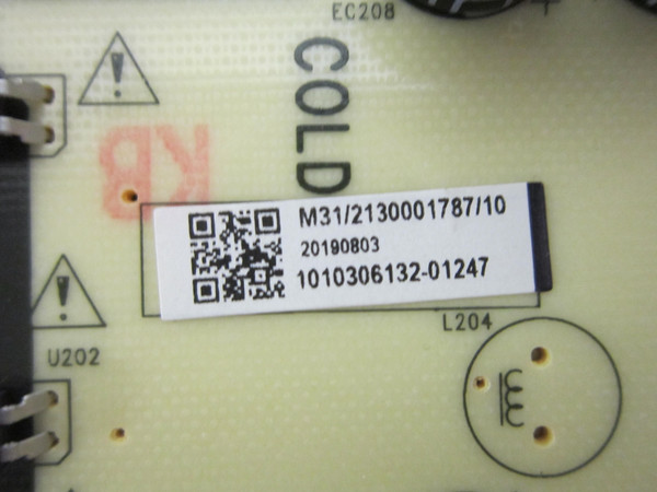 Onn 100005844 Power Board (TV5006-ZC02-02) 514C5006M31