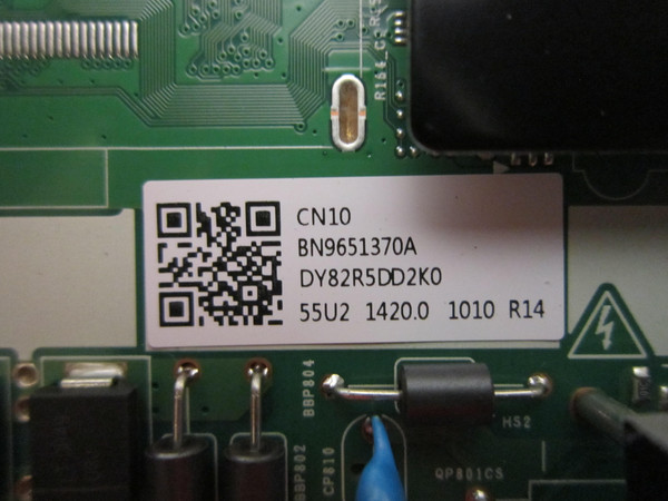 Samsung UN55TU7000FXZA Main Board (VT55UH160) BN96-51370A