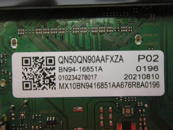 Samsung QN50QN90AAFXZA Main Board (BN97-18210F) BN94-16851A
