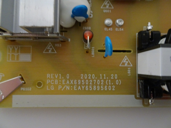 LG 50UP7670PUC.BUSYLJM Power Board EAY65895602, EPCD11CB1B, 3PCR02856B