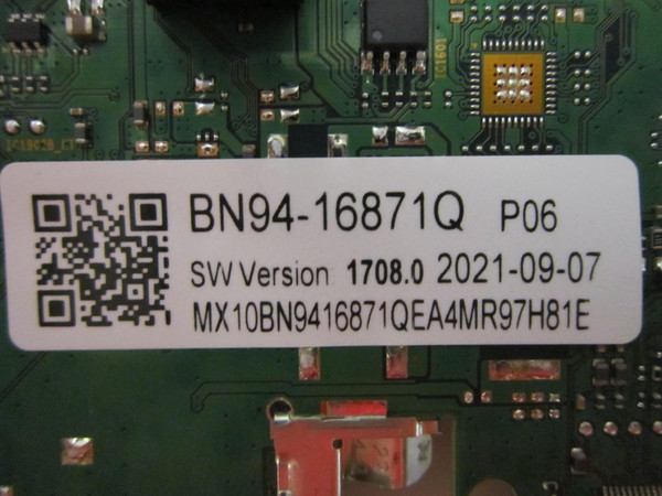 Samsung UN55AU8000BXZA Main Board (BN97-18264A) BN94-16871Q