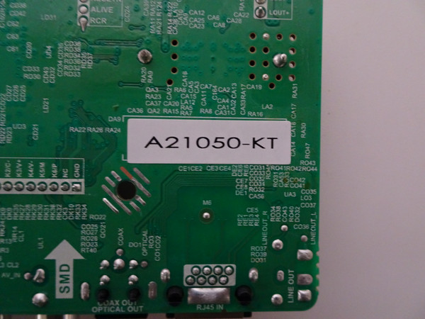 Onn 100012585 Main Board A21050-KT, T.MS1801.81