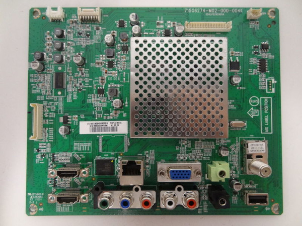 Vizio E280I-B1 Main Board (TXECB02K008) 756TXECB02K008