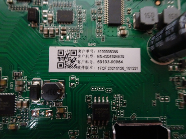 Insignia NS-43D420NA20 Main Board 60103-00864