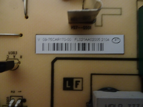 Vizio M75Q7-J03 Power Supply 09-75CAR170-00, (1P-120CX00-1011)