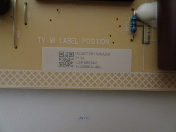 Vizio M58Q7-J01 Power Supply ADTVK1820AAR, (715GB653-P01-000-003M)