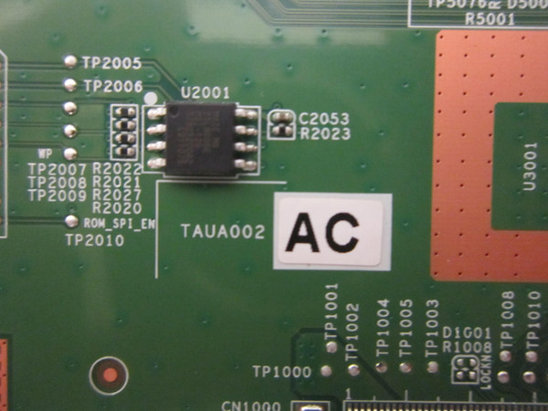 Vizio V705-J03 T-Con Board (TAUA002AC) 1P-1207C00-40SA