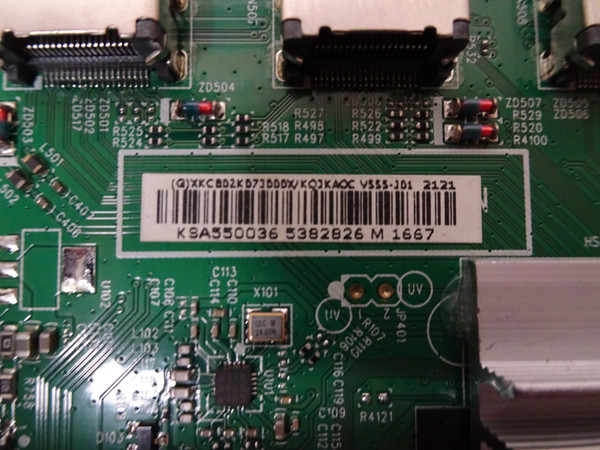Vizio V555-J01 Main Board 756TXKCB02K073