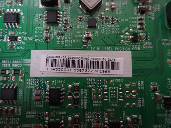 Vizio M55Q6-J01 Main Board 756TXLCB02K071, 715GB778-M0C-B00-004Y