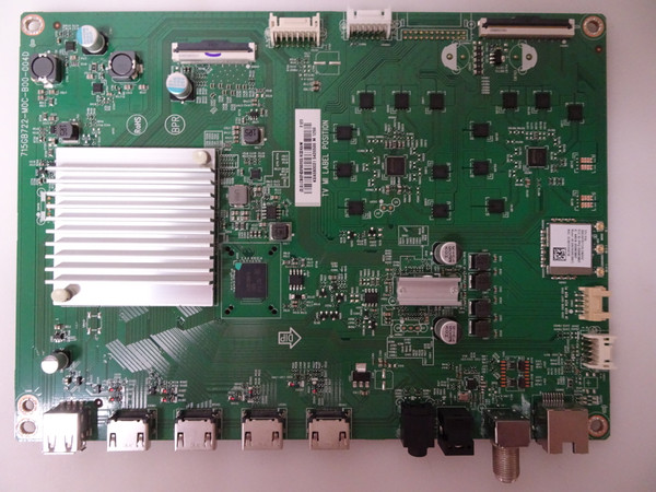 Vizio M58Q7-J01 Main Board 756TXLCB02K029, (715GB722-M0C-B00-004D)