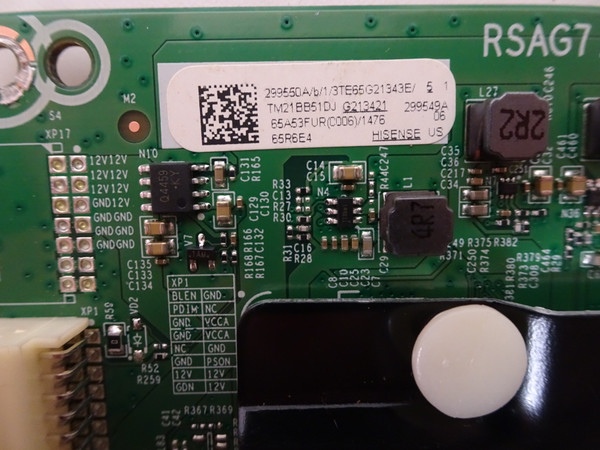Hisense 65R6E4 Main Board 299550A, (RSAG7.820.11014/ROH)