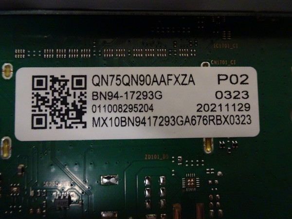 Samsung QN75QN90AAFXZA Main Board BN94-17293G, (BN97-18910P)