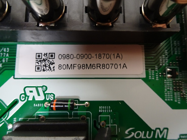 Samsung UN32M4500BFXZA Main Board BN81-21587A, (0980-0900-1870)