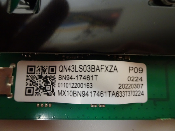 Samsung QN43LS03BADXZA Main Board BN94-17461T, (BN97-19407E)