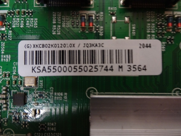 Vizio V555-H1 Main Board 756TXKCB02K012, (715GA874-M0C-B00-004G)