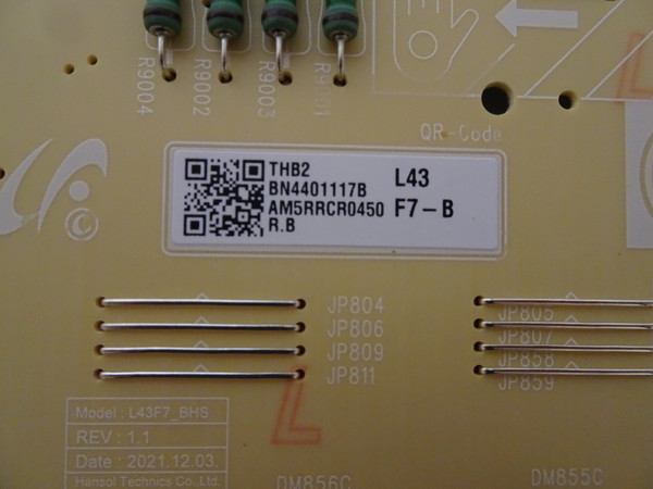 Samsung QN43LS03BADXZA Power Board BN44-01117B