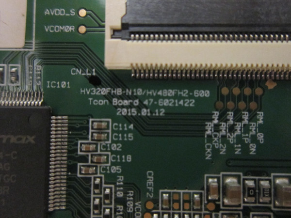 Samsung QN32LS03TBFXZA, UN32N5300AFXZA T-Con Board (47-6021422) BN81-16940A