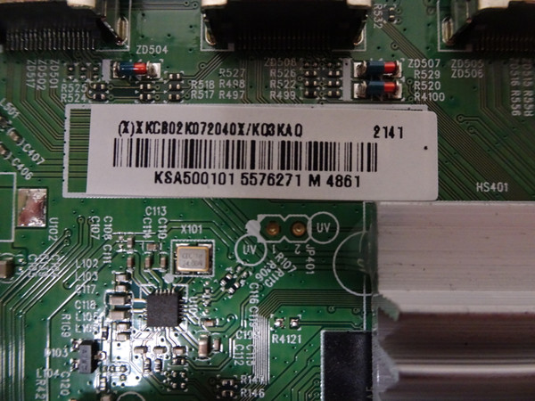 Vizio V505-J01 Main Board 756TXKCB02K072, (715GB692-M0B-B01-004D)