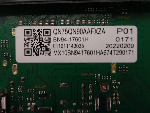 Samsung QN65QN9DAAFXZA Main Board BN94-17601H
