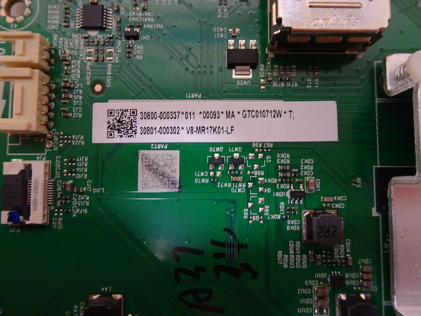TCL 75S431 Main Board 30800-000337, (40-MR17H1-MAA2HG)