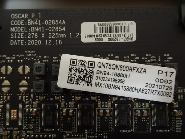 Samsung QN75QN800AFXZA Main Board BN94-16880H, (BN97-18200S)