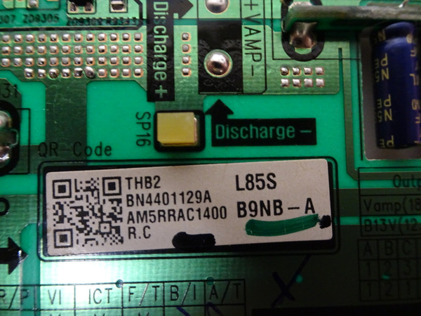 Samsung QN85QN850AFXZA Power Board BN44-01129A, (L85SB9NB_AHS)