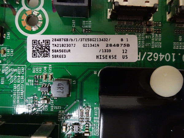 Hisense 58R6E3 Main Board 284876B, (RSAG7.820.10462/ROH)
