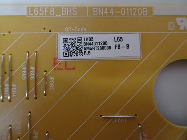 Samsung QN65LS03BAF Power Board BN44-01120B, (L65F8-BHS)