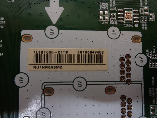 LG 75NANO80UPA.BUSFLKR Main Board EBT66649402, (EAX69526703)