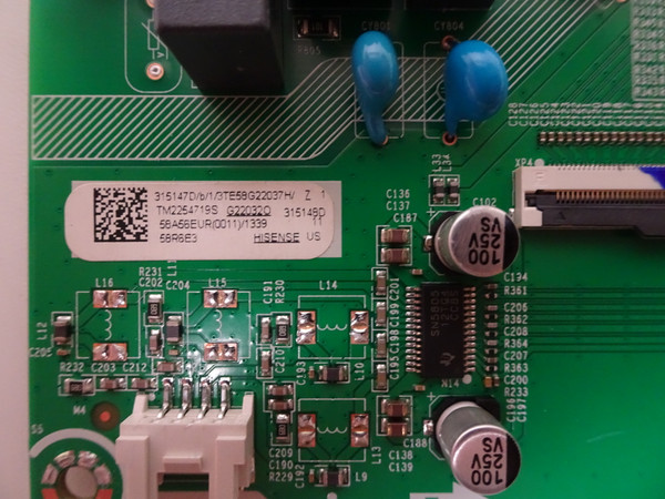 Hisense 58R6E3 Main Board 315147D, (RSAG7.820.12370/ROH)