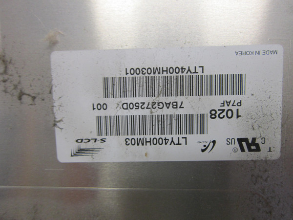 Sony NSX-40GT1 Television Panel And Screen Assembly NSX-40GT1-TVPANEL