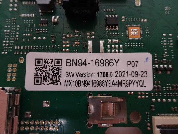 Samsung QN65Q60AAFXZA Main Board BN94-16986Y, (BN97-19168P)