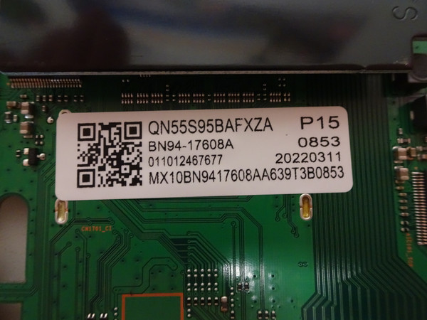 Samsung QN55S95BAFXZA Main Board BN94-17608A, (BN97-19720B)