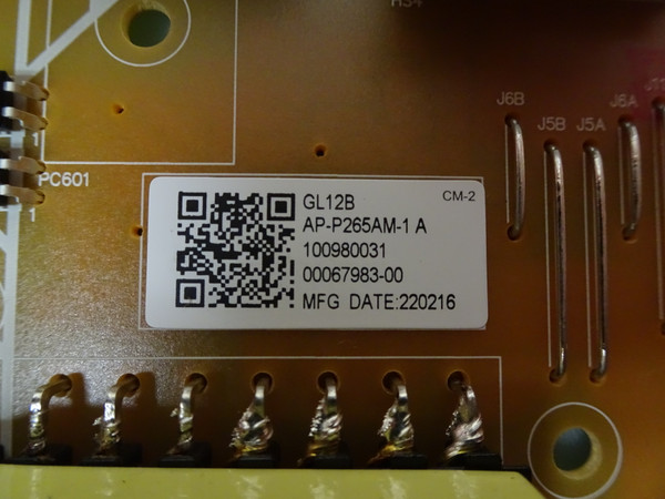 Sony KD-50X80K Power Board 1-009-800-31, (AP-P265AM-1)