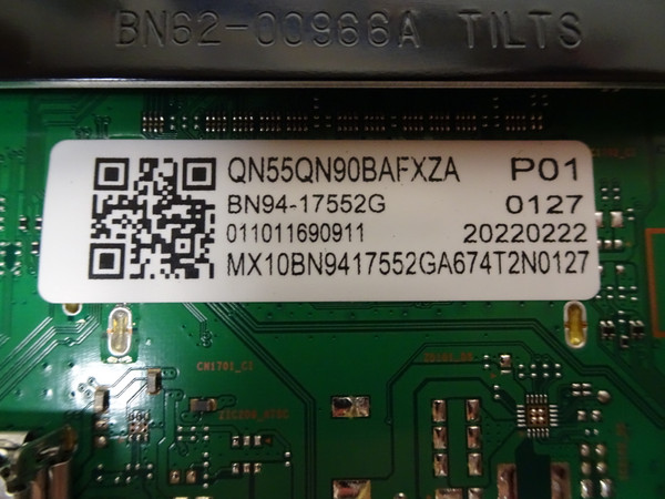 Samsung QN55QN90BAFXZA Main Board BN94-17552G, (BN97-19292A)