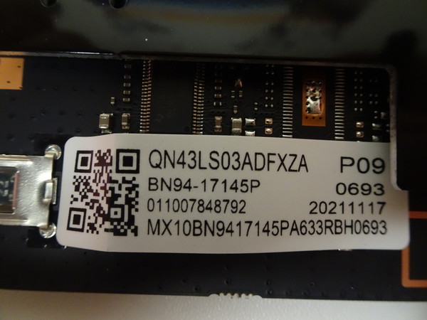 Samsung QN43LS03AAFXZA Main Board BN94-17145P, (BN97-18941S)