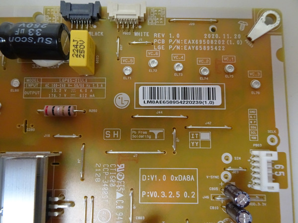 LG 65NANO85APA Power Board EAY65895422, (EAX69508202)