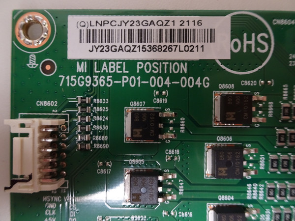 NEC ME431 LED Driver LNPCJY23GAQZ1, (715G9365-P01-004-004G)